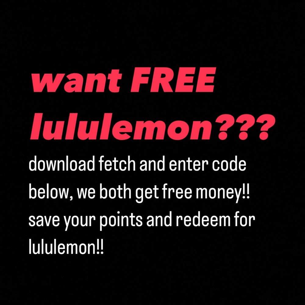 FREE LULULEMON!!! read description